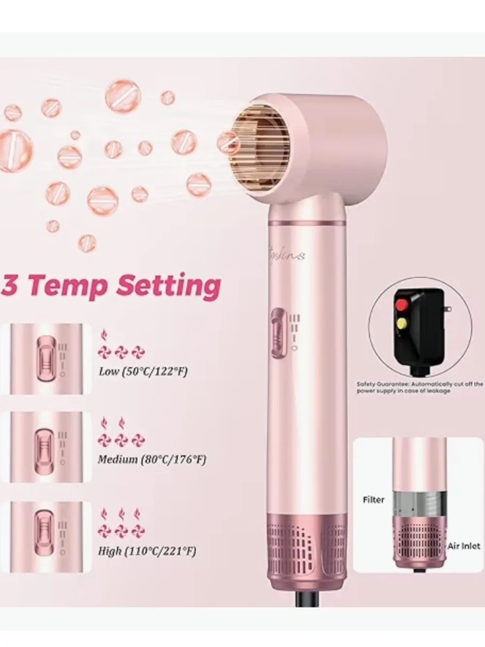 Pink Multi-Tool Hair Styler Set - Picture 6 of 7